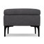 Repose-pieds de rangement pour table basse avec couvercle relevable et pieds en métal Rebecca
