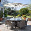 Dubose Patio Dining Set Umbrella Hole Included Round Table with Cushions Included-963905580