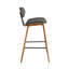 Tellis Mid-Century Modern Armless Stool in Faux Leather and Wood-1457241256-1457241261-1457241239