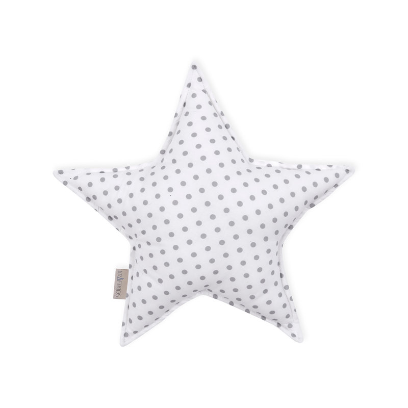 Graue Punkte Polka Dots Novelty Cushion