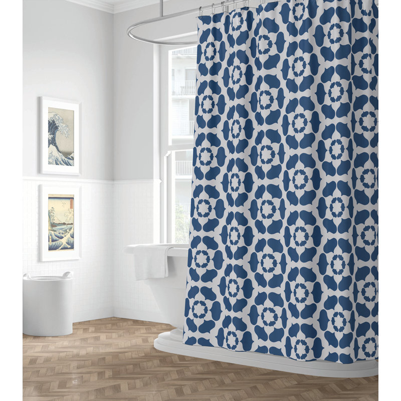 Eden Ultra-Thin Lightweight Shower Curtain, Blue