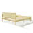 PE Rattan Bed With Wooden Frame & Adjustable Headboard-133734319