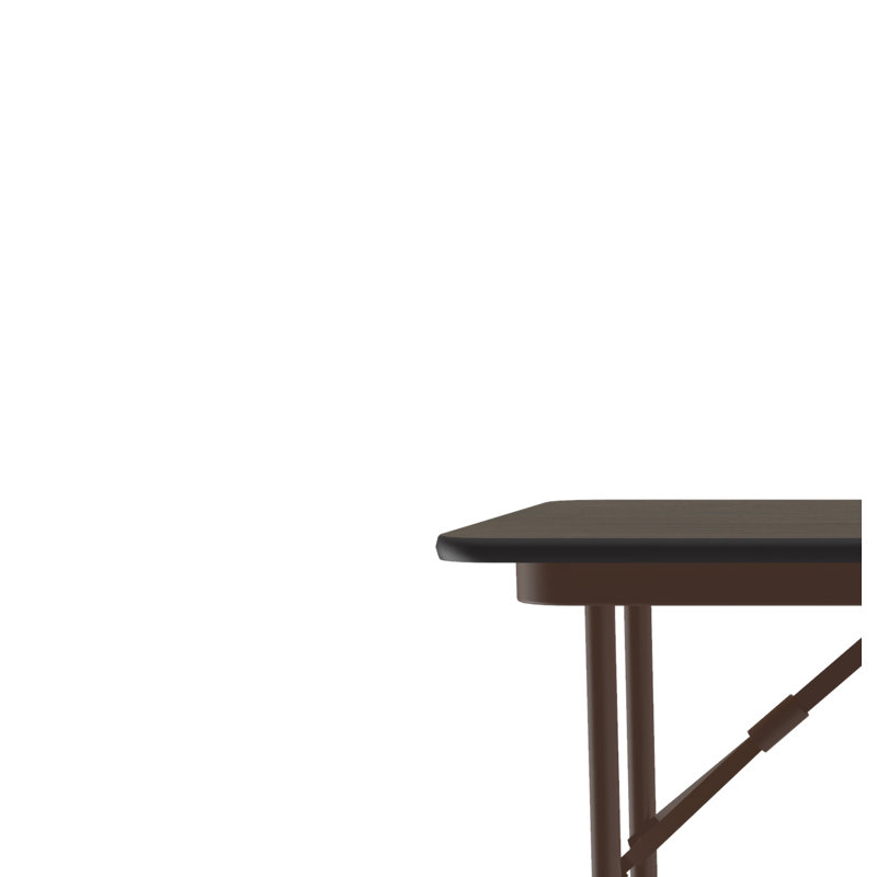 Table pliante rectangulaire 72'', H 26,5 po x L 48 po x l 24 po, Gris