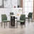 Modern Metal Frame Side Chair Upholstered Dining Chairs-1773549175