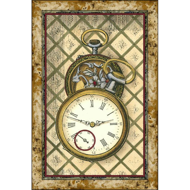 Tic - Tock II - Wrapped Canvas Art Prints, 46cm H x 30cm W