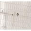 Porte de douche coulissante simple sans cadre l 56-60 "x H 60", verre trempé 1/4 ", nickel brossé