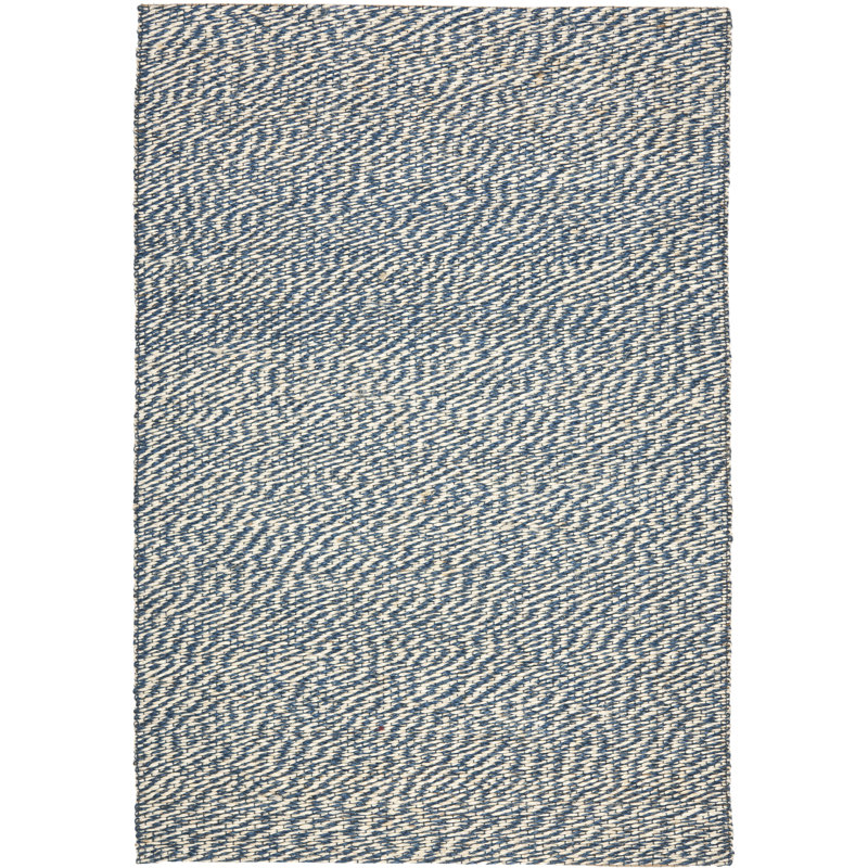 Dollard Natural Fiber Hand Woven Jute Abstract Rug, Rectangle 3' x 5'