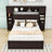Wooden Platform Bed With 2 Drawers and Trundle and Cabinet-645334671-645334670-608654783