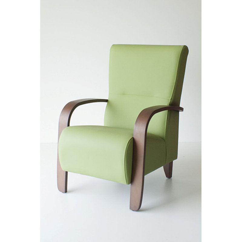 Miabelle Upholstered Armchair, Green, Brown