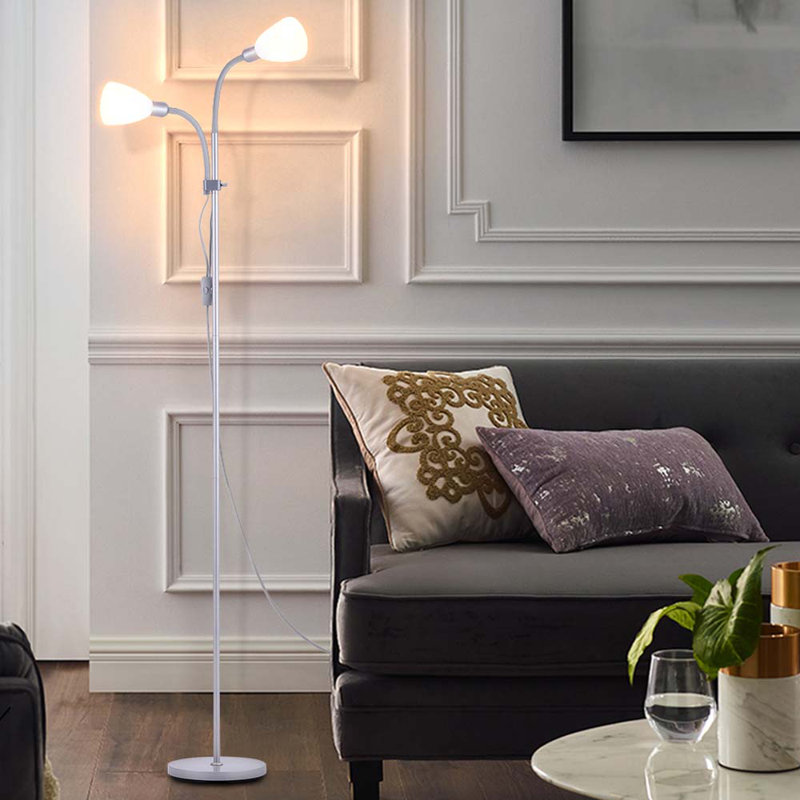 Paignt 180cm Tree Floor Lamp, Silver