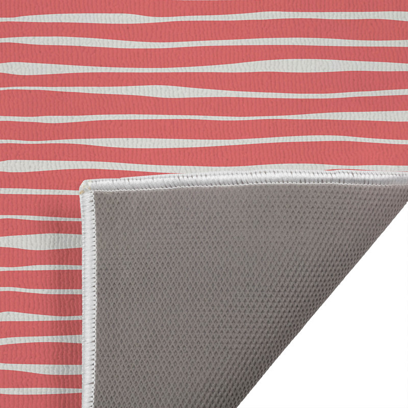 Tapis de toilette rectangulaire absorbant et antidérapant Sploog, 24" W x 17" L, Dusty Rose