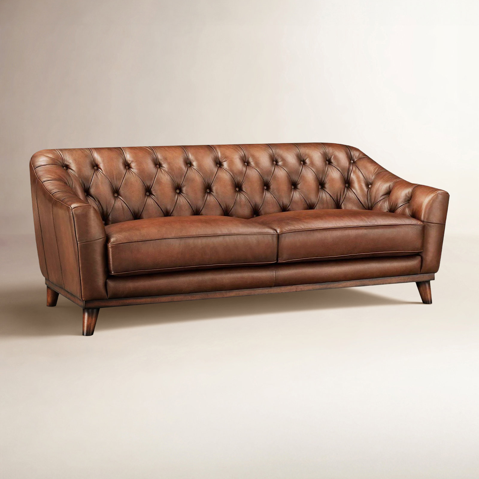 Lowell Top Grain Leather Sofa 