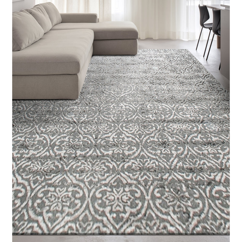 Jakat Ikat Indoor Rug, Rectangle 5'9" x 8'9"