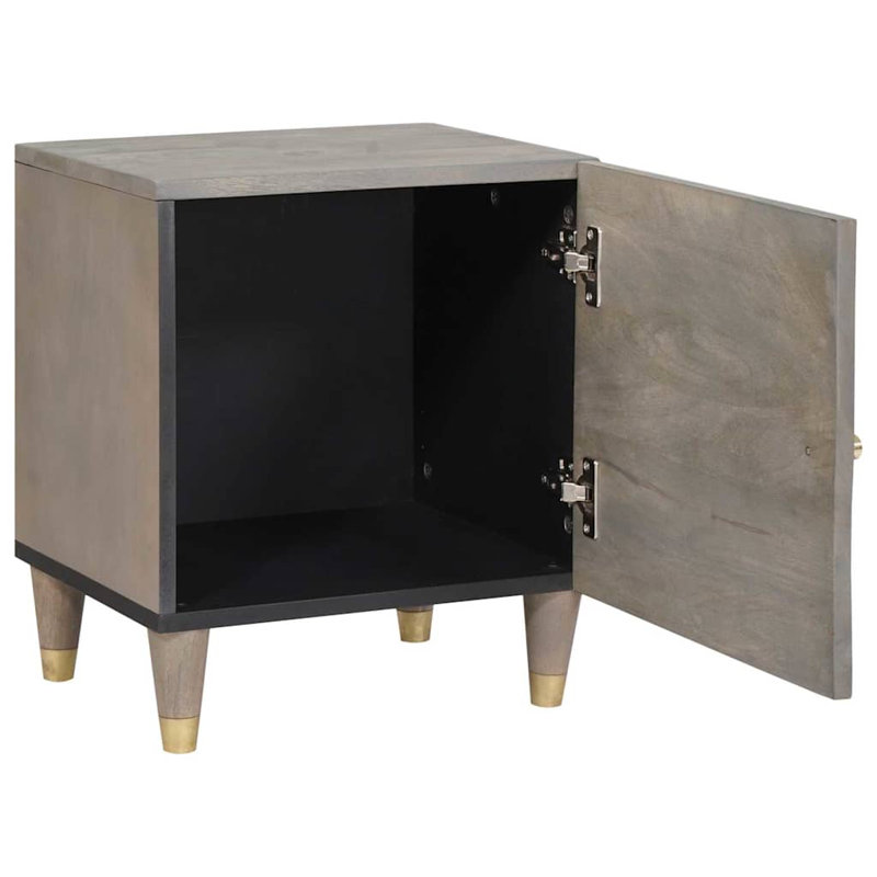 40cm W Solid Wood Bedside Table