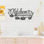 This Kitchen is Seasoned with Love Black Word Name Sign Hanging Wall Art Decor