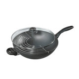 Wok with Round Bottom and Lid
