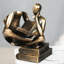 Figurine artistique, statue de lecture abstraite, décor de bibliothèque-2024189607