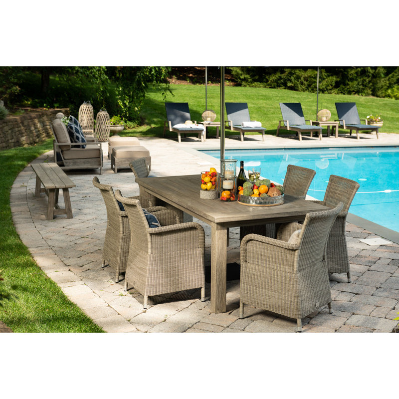 Savannah Outdoor 5 - Piece Dining Set with Cushions