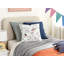 Dempsey Animal Print White Square Cushion