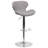 Arkport Swivel Upholstered Adjustable Height Counter Stool with Metal Frame-20132233