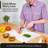 Cutting Boards For Kitchen - 20 X 15 X .5" Black Colour Coded Plastic Cutting Board With Non Slip Surface - Dishwasher Safe Chopping Board