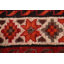 Tapis traditionnel rouge à motif géométrique 5 x 10
