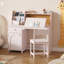 Ensemble de bureau 41,5 "avec bureau inclinable et chaise pour enfants-1014668987
