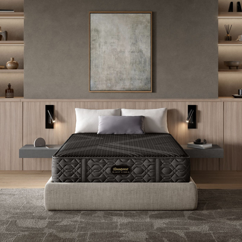 Black Series One Medium 13" Hybrid Mattress, California King