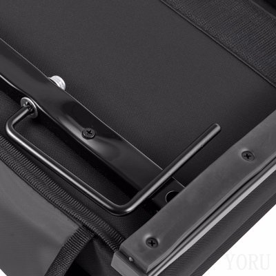 Stadium Seat, Portable Bleacher Seat With Armrest, Back Support And Thick Cushion, Bench Chair For Bleacher Includes Shoulder Strap, Hooks, Cup Holder, Black Football Bleachers Seats, 1pcs