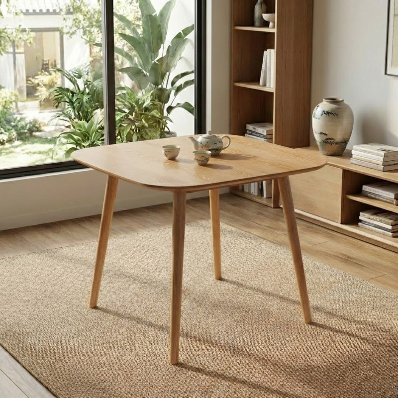Table de salle à manger Mid-Century, Naturel