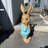 Rabbit Boy Over Sized Statue