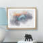 Lotus Flower in Abstract - Picture Frame Graphic Art Print-55760048-55760050