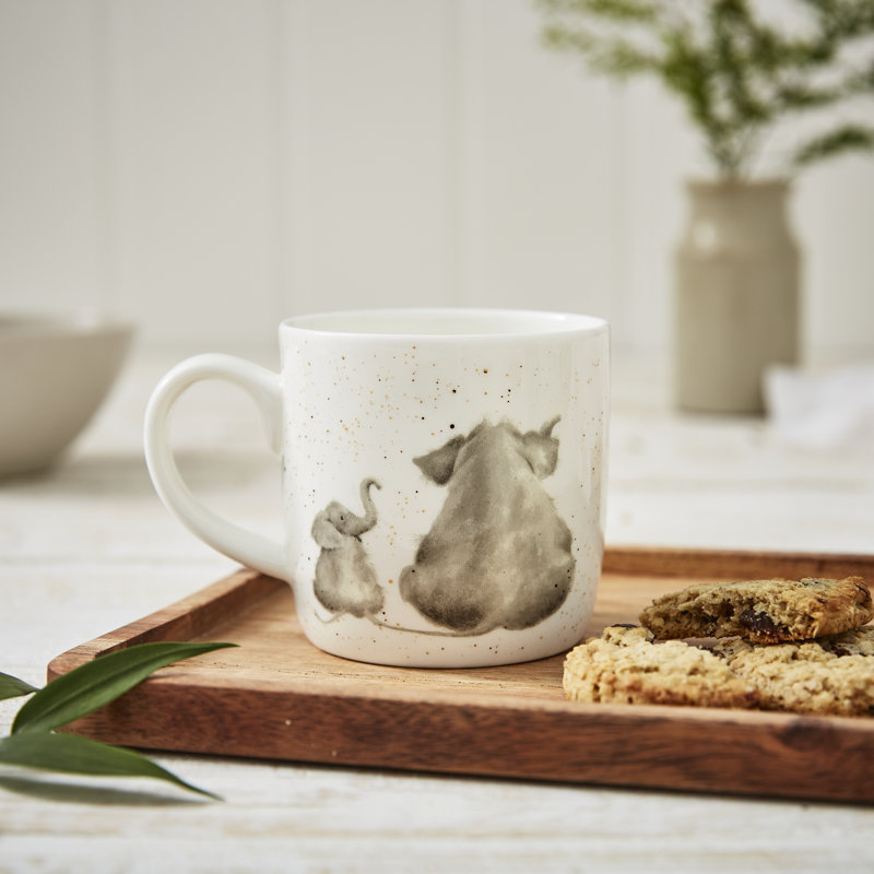 Wrendale Designs, Fine Bone China - Role Model (Elephants) Mug