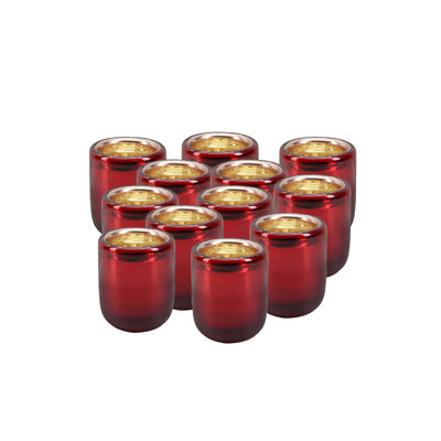Porte-votive de table en verre Mercury
