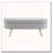Ottoman Oval Storage Bench,Rubber Wood Legs-1222552663