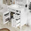 Meuble-lavabo de salle de bain avec lavabo supérieur, meuble de rangement moderne avec 2 tiroirs et un tiroir basculant, meuble-lavabo simple-1817257247