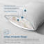 Oreillers en duvet d'oie 100% coton biologique-1835365664