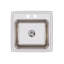 Évier de cuisine encastré avec crépine L 20 po x l 19 po Lustertone-9253473