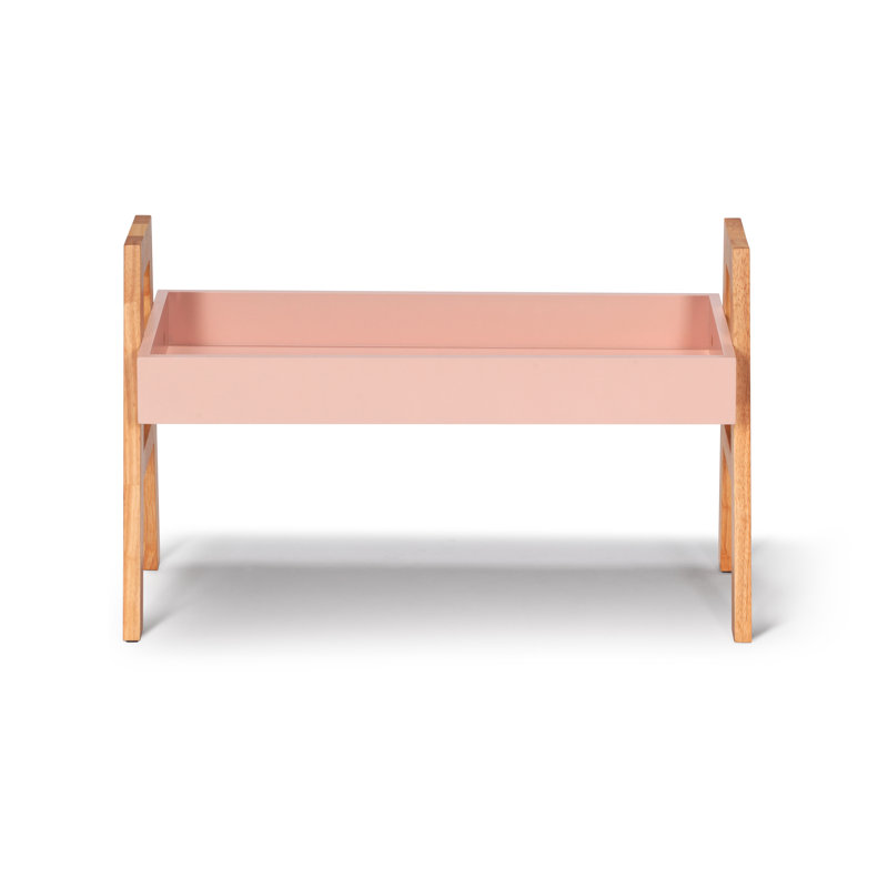 Ahmed 16" H x 25.75" W Etagere Bookcase, Pink