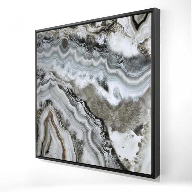 "Géode abstraite" sur toile