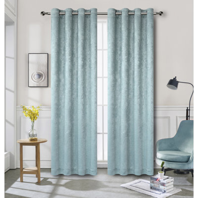 Paire de rideaux semi-transparents avec œillets Eruh Art