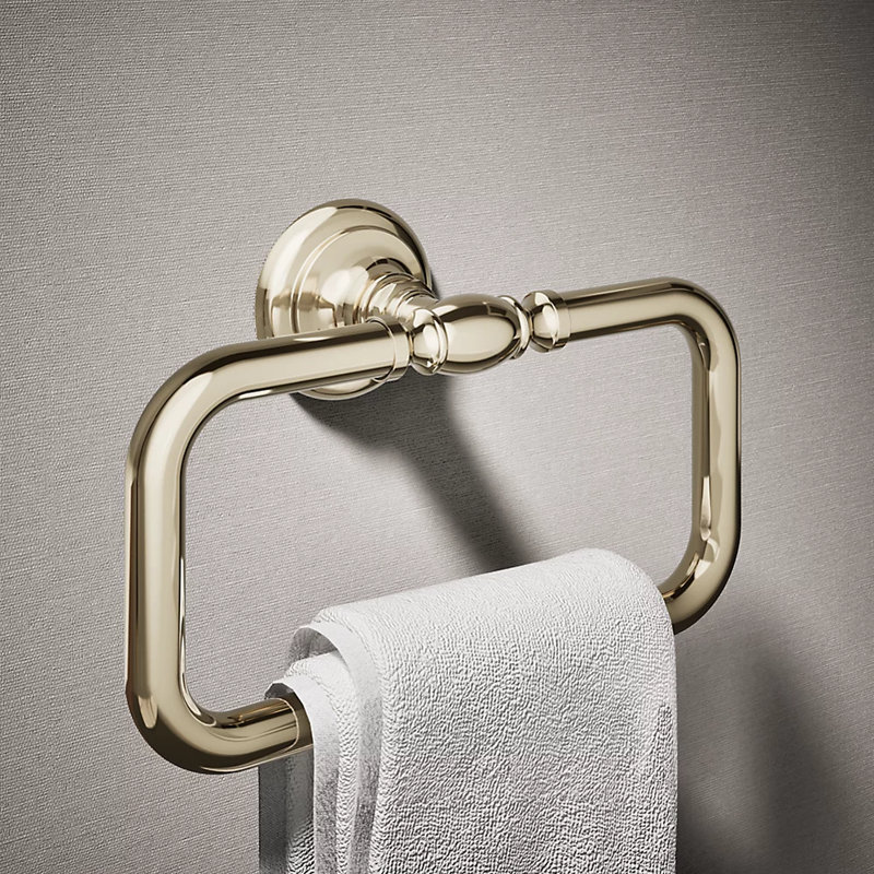 Artifacts Towel Ring, Or éclatant de style français