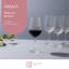 Mikasa Treviso Crystal Red Wine Glasses, 600ml