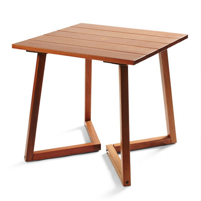 Tramontina Lanati FSC-Certified Square Dining Table in Jatoba Wood