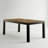 Biyron Oak Solid Wood Dining Table