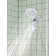 Round Rain Shower Head And Detachable Handshower Combination With Dial And Docking System, 60-Inch Hose