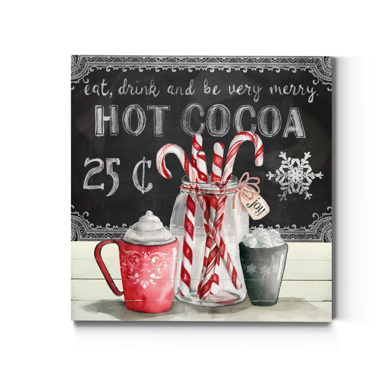 " Peppermint Cocoa ", 16" H x 16" W x 1" D