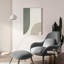 Art mural en verre Ivy Bronx «Embrace 3 Green C» par Mike Schick-363680004