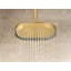 Statement 14" Single-Function Wall or Ceiling-Mount Round Rainhead, Oblong Rain Showerhead 2.5 GPM-1481669004