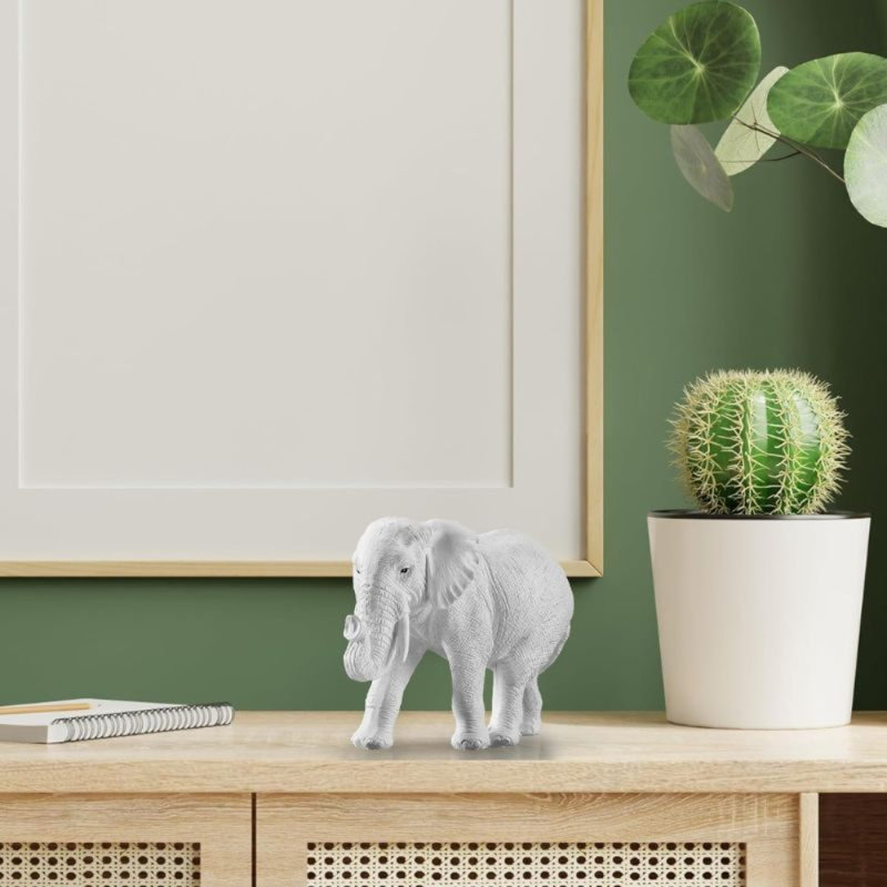 Resin Cast Elephant Figurine